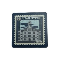 Utah State Old Main stamp sticker 2"
